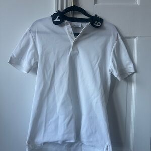Burberry Men’s White Polo Shirt